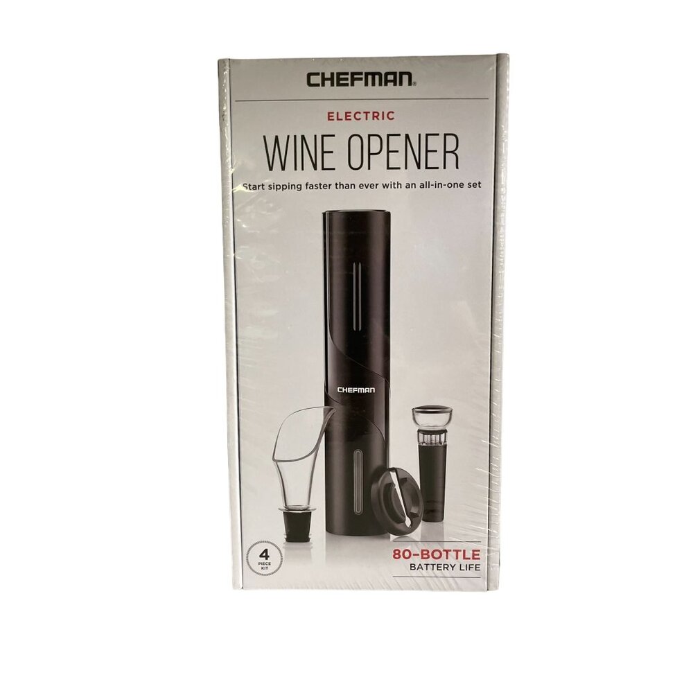 Chefman Electric Wine Opener NEW Sealed